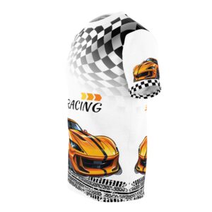 Drag Racing Lover - Unisex Cut & Sew Tee (All Over Print) - Image 4