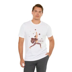 Yoga Reduces Stress - Unisex Jersey Short Sleeve Tee - Image 43