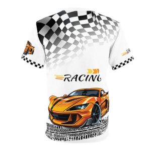 Drag Racing Lover - Unisex Cut & Sew Tee (All Over Print) - Image 3