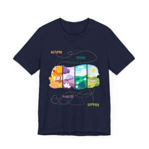 4 Seasons - Unisex Jersey Short Sleeve Tee - Image 4