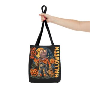 Spooky Halloween All-Over Print Tote Bag: Your Perfect Halloween Accessory - Image 5