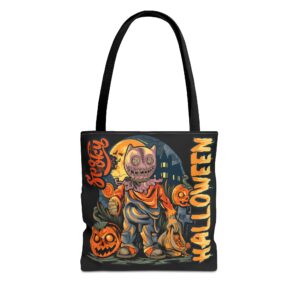 Spooky Halloween All-Over Print Tote Bag: Your Perfect Halloween Accessory - Image 6