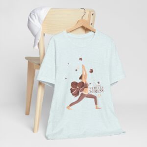 Yoga Reduces Stress - Unisex Jersey Short Sleeve Tee - Image 1
