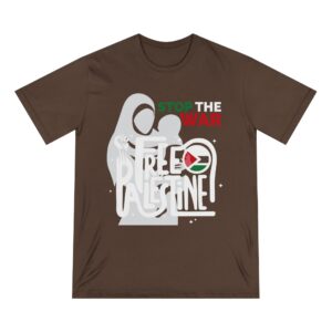 Stop The War, Free Palestine - Unisex Organic Staple T-Shirt (Eco-friendly) - Image 22