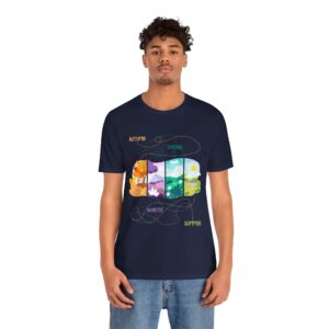 4 Seasons - Unisex Jersey Short Sleeve Tee - Image 12
