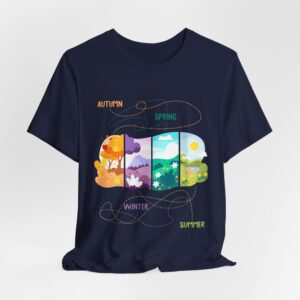 4 Seasons - Unisex Jersey Short Sleeve Tee - Image 7