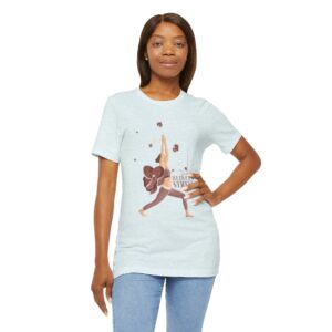 Yoga Reduces Stress - Unisex Jersey Short Sleeve Tee - Image 22