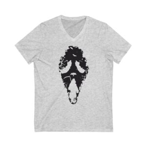 Spooky Boo Halloween - Unisex Jersey Short Sleeve V-Neck Tee - Image 5