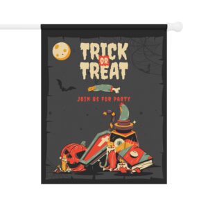 Trick or Treat Halloween Garden & House Banner - Image 2