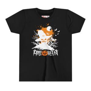 Halloween Witch Boo - Youth Short Sleeve Tee - Image 5