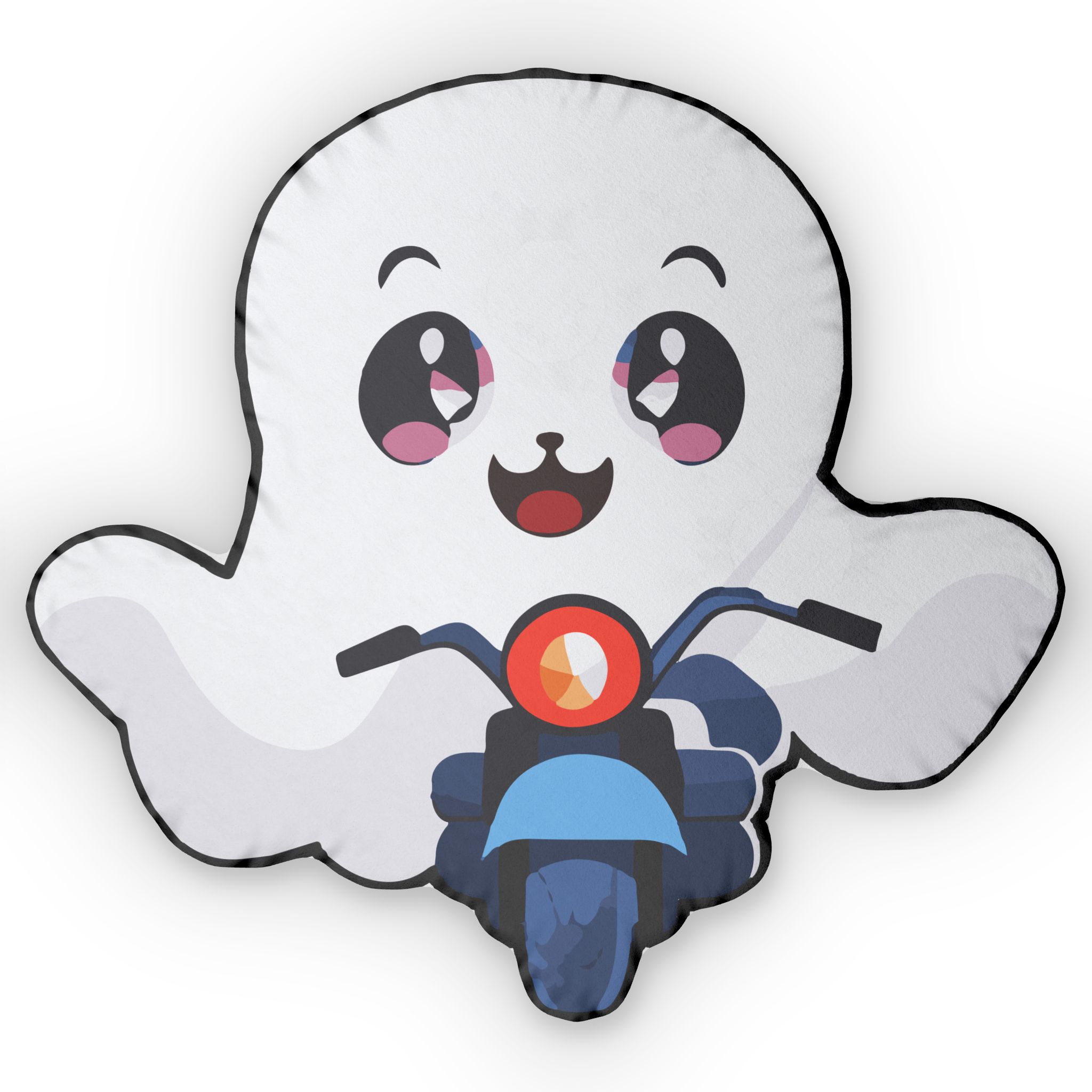 Cute Ghost on Motorcycle - GIFTZ For Your Loved Ones