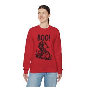 Boo Halloween Cycling - Unisex Heavy Blend™ Crewneck Sweatshirt - Image 41