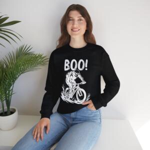 Boo Halloween Cycling - Unisex Heavy Blend™ Crewneck Sweatshirt - Image 33