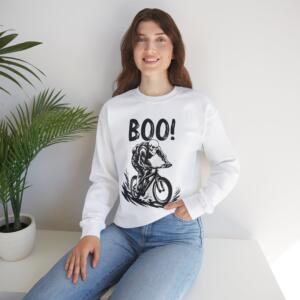 Boo Halloween Cycling - Unisex Heavy Blend™ Crewneck Sweatshirt - Image 22