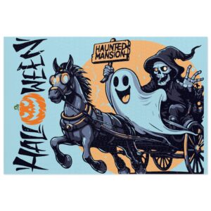 Haunted Mansion Halloween - Jigsaw Puzzle (30, 110, 252, 500, 1000-Piece) - Image 2