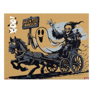 Boo Haunted Mansion - Jigsaw Puzzle (30, 110, 252, 500, 1000-Piece) - Image 5
