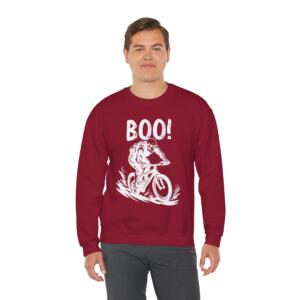 Boo Halloween Cycling - Unisex Heavy Blend™ Crewneck Sweatshirt