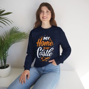 My Home is My Castle - Unisex Heavy Blend™ Crewneck Sweatshirt - Image 100