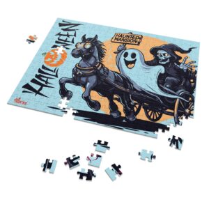 Haunted Mansion Halloween - Jigsaw Puzzle (30, 110, 252, 500, 1000-Piece) - Image 6