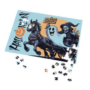 Haunted Mansion Halloween - Jigsaw Puzzle (30, 110, 252, 500, 1000-Piece) - Image 9