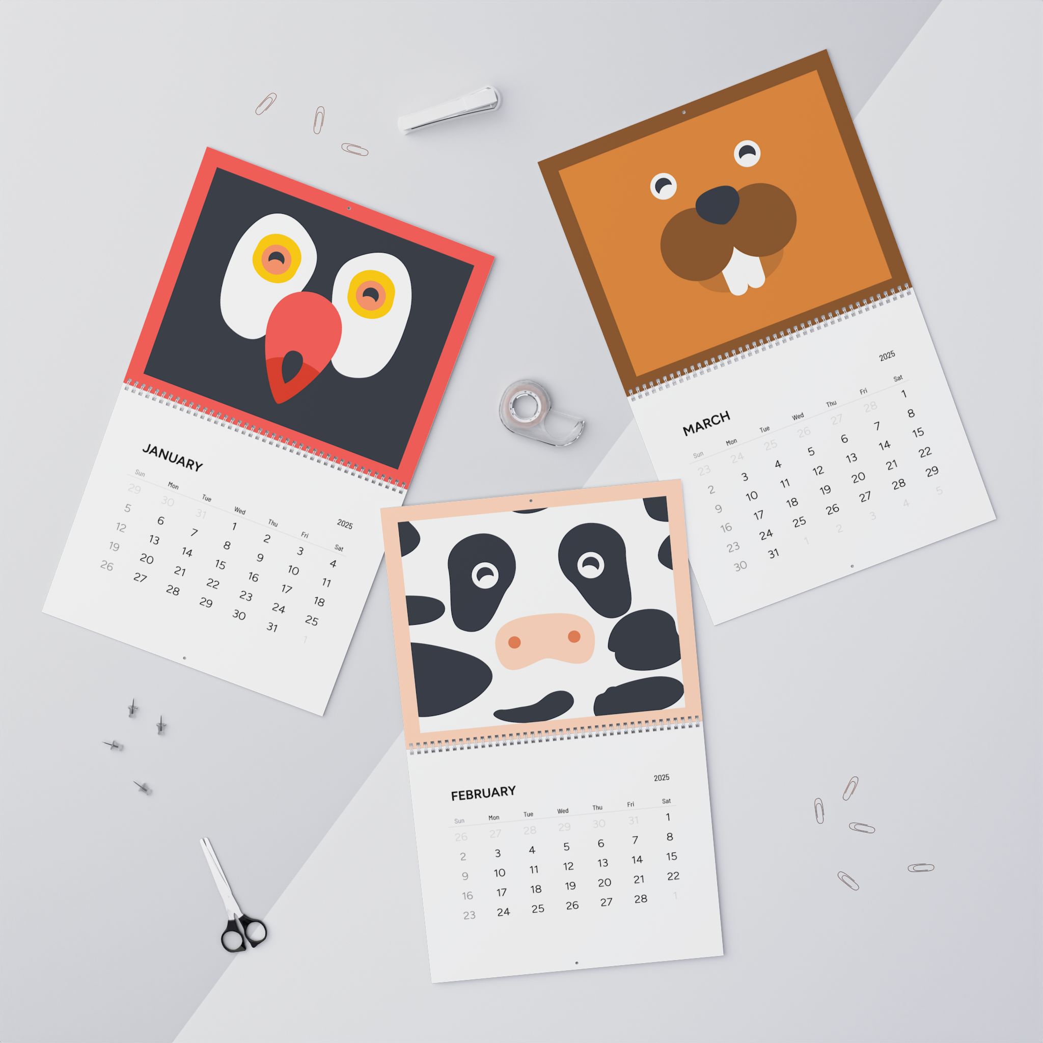 2025 World Animal Day Wall Calendars