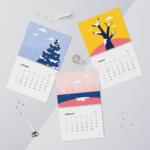 2025 Four Season Themed Wall Calendars