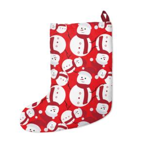 Christmas Snowman Pattern Gift Stockings - Image 3