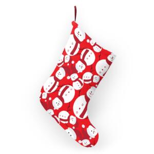Christmas Snowman Pattern Gift Stockings - Image 4