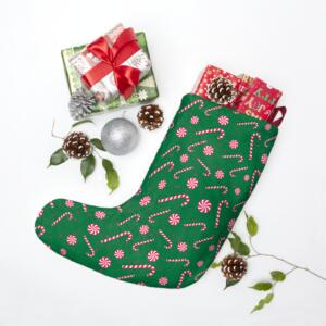 Festive Christmas Candy Stockings: A Sweet Delight - Image 1