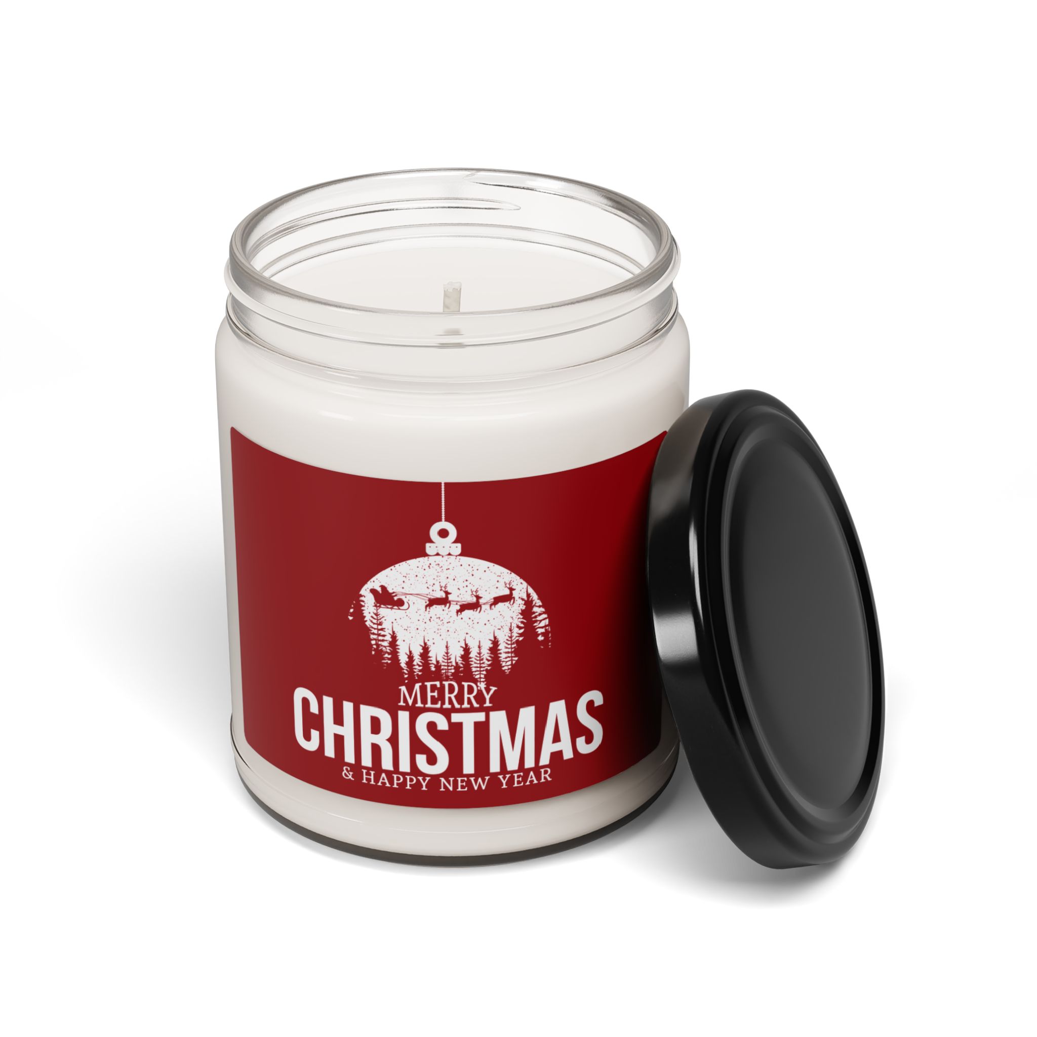 Christmas and Happy New Year Scented Soy Candle - 9oz - GIFTS For Loved Ones