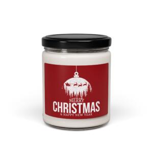 Christmas and Happy New Year Scented Soy Candle - 9oz - GIFTS For Loved Ones