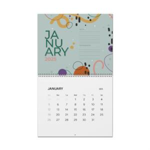 2025 Abstract Themed Wall Calendars - Monthly Planner with Notes & Reminders - Image 8