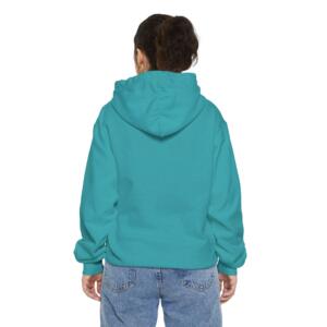 Naughty, Nice, or I Tried - Unisex Garment-Dyed Hoodie - Image 2