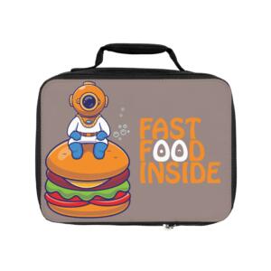 Cute Fast Food Inside Lunch Bag for Kids: Fun & Functional Lunch Tote - Image 2