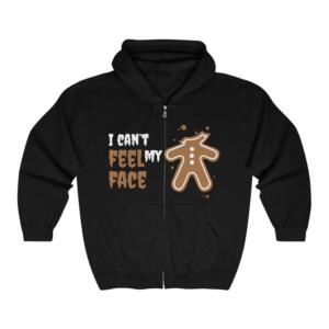 I Can't Feel My Face - Unisex Heavy Blend™ Full Zip Hooded Sweatshirt - Image 1