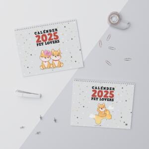 2025 Cute Dog & Cat Wall Calendar: A Must-Have for Pet Lovers - Image 2