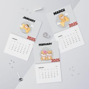 2025 Cute Dog & Cat Wall Calendar: A Must-Have for Pet Lovers - Image 5