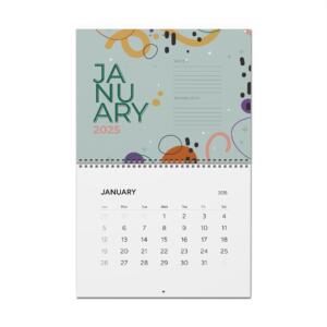 2025 Abstract Themed Wall Calendars - Monthly Planner with Notes & Reminders - Image 4