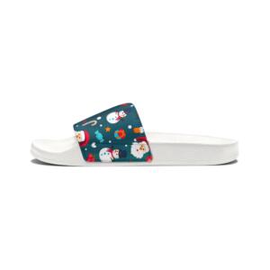 Merry Christmas Pattern | Men's Removable-Strap Sandals - Image 9
