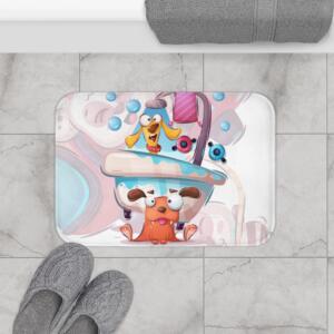 Cute Cartoon Dog Bath Mat - Fun Pet Design for Kids' Bathrooms - Image 4