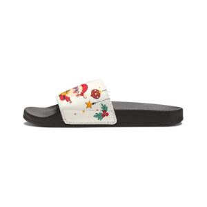 Funny Christmas Character Vector | Men's Removable-Strap Sandals - Image 4
