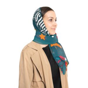 Merry Christmas Poly Scarf - Festive Holiday Accessory - Image 4