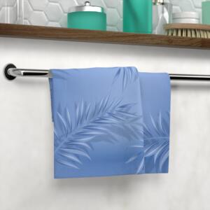 Tropical Escape Face Towel - Soft & Stylish Palm Leaf Design for Spa, Home & Beach - Image 1