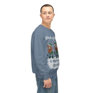 Have Your Elf Unisex Lightweight Crewneck Sweatshirt - A Merry Little Christmas - Image 8