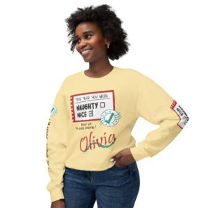 Naughty Nice Crewneck Sweatshirt - Keep Up the Good Work! - Image 5