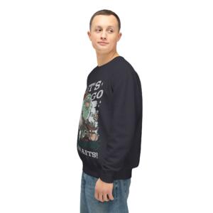 Unisex Lightweight Crewneck Sweatshirt - Let's Go Christmas Awaits! - Image 12