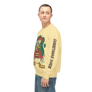 Christmas Duck Unisex Lightweight Crewneck Sweatshirt - Festive Holiday Apparel - Image 8