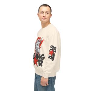 Rising Star on Christmas - Unisex Lightweight Crewneck Sweatshirt - Image 8