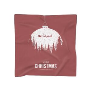 Festive Christmas Polycotton Scarf | Merry Christmas & Happy New Year Design - Image 12