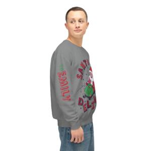 Santa's Special Delivery Unisex Lightweight Crewneck Sweatshirt - Image 7